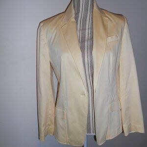 Women's Size 4 Butter Yellow Worthington Suit Jacket and Pants